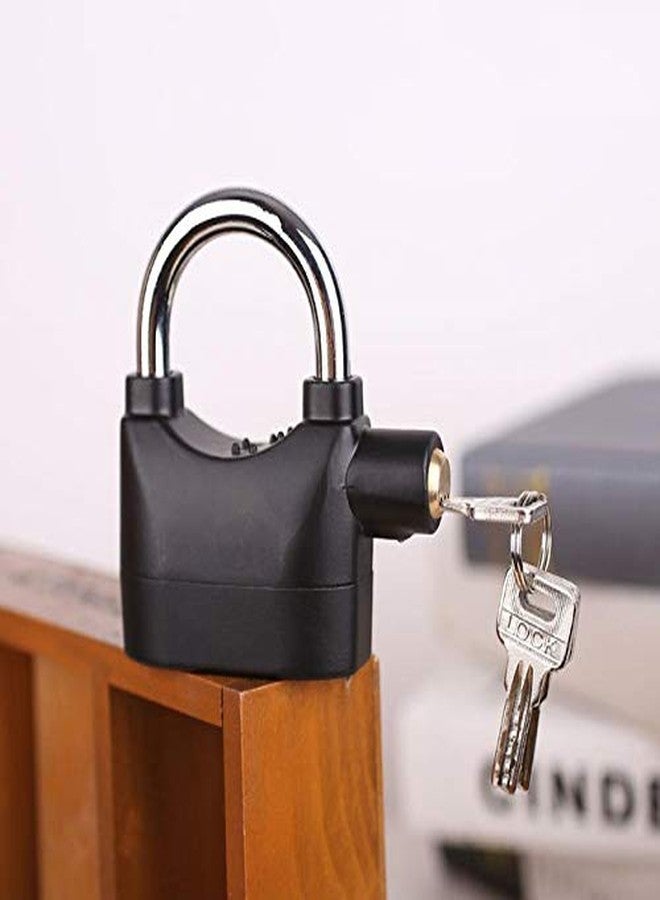 HYDERON Motion Sensor Alarm Security Lock for Home and Office Doors - Heavy-Duty Lock with 3 Keys for Enhanced Safety (Black, Pack of 1 Piece) - Image 4
